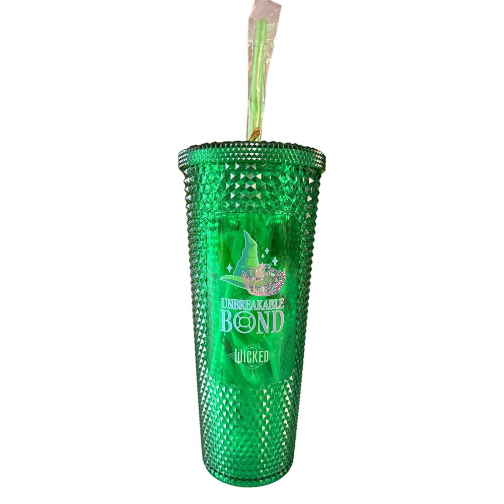NWT WICKED Elphaba Diamond 24oz Tumbler Walgreens Exclusive Cup Unbreakable Bond